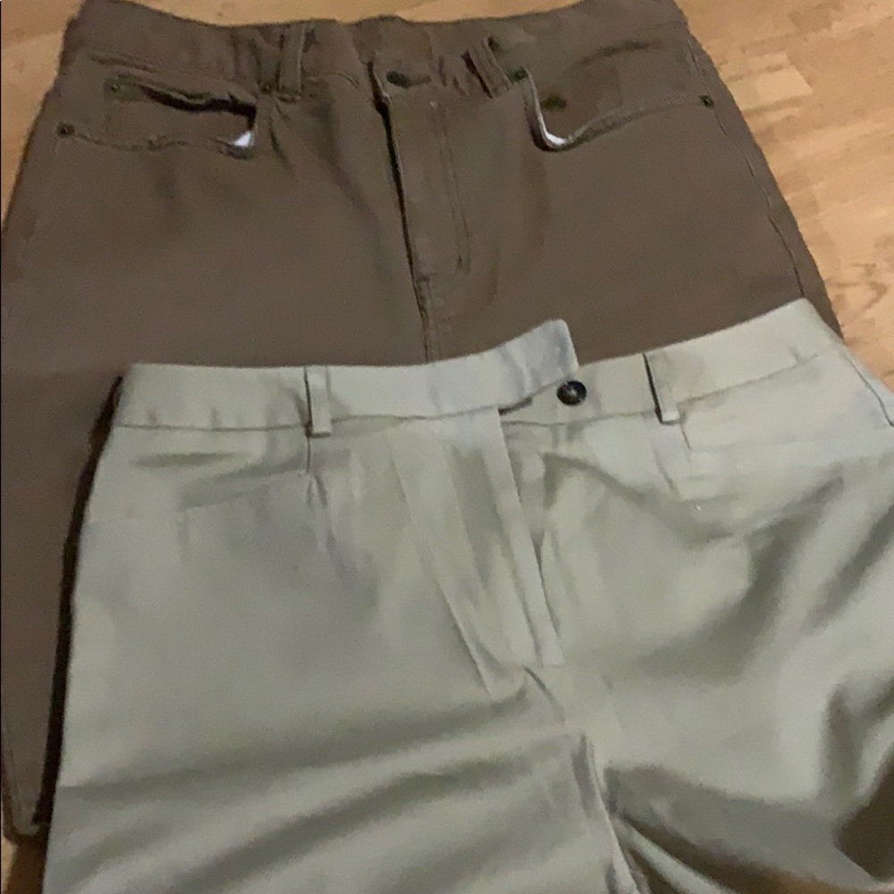 💕markdown💕Lot 2 sz 8 pants Ralph Lauren Peck - Picture 3 of 3